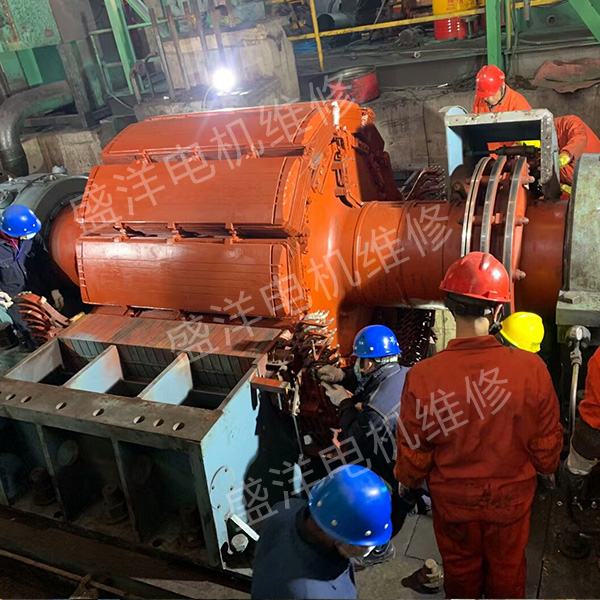 苏州大型电机维修现场